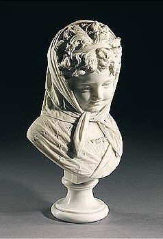Busto di giovane donna
