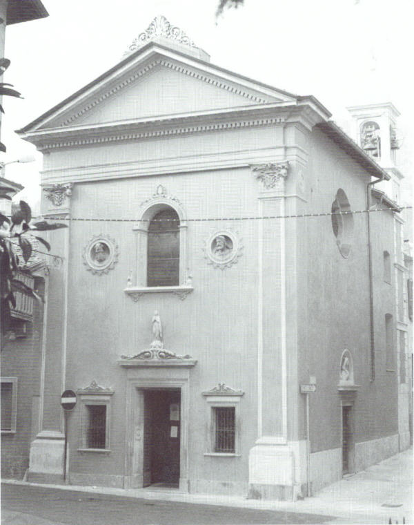 La facciata della Chiesa