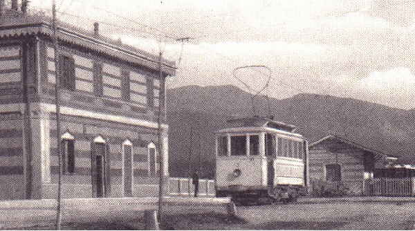 Il capolinea di Bisuschio FS della tranvia proveniente da Viggiù (nella foto)